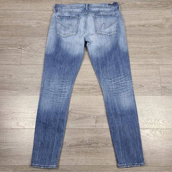 Citizens of Humanity Blue Faded Avedon Skinny Jeans Size 31 - Picture 6 of 12